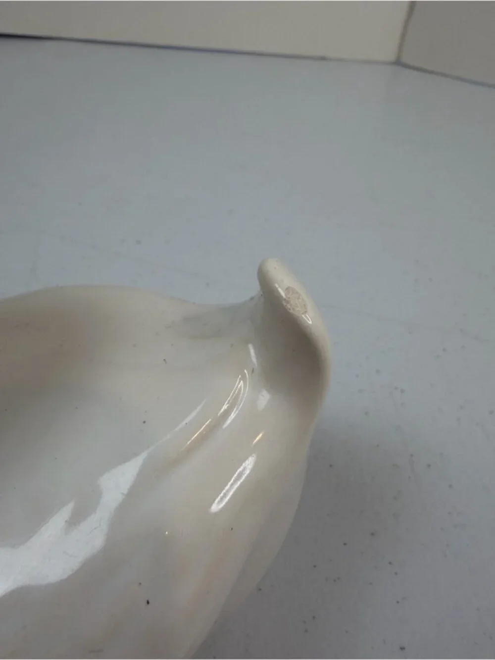 Vintage white ceramic